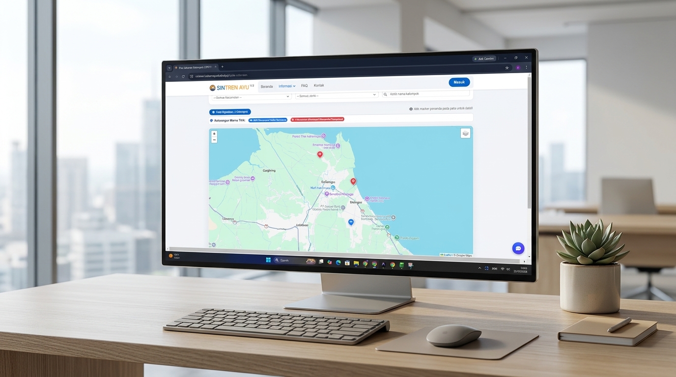SINTREN AYU V.2 Desktop Workspace Mockup
